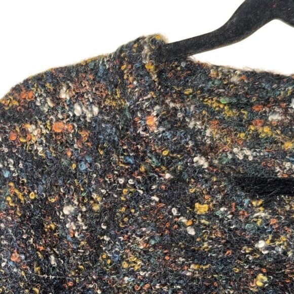 Paul Et Duffier Mohair Acrylic Multi Color Knit Button Down Cardigan Size Large - Picture 7 of 7